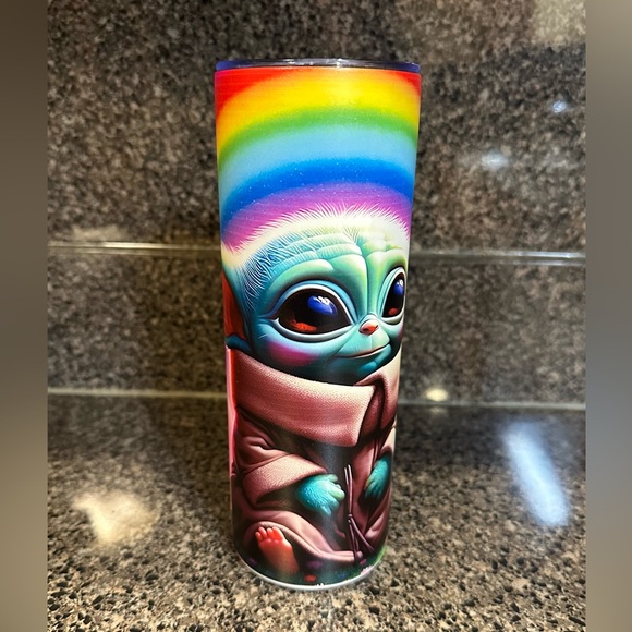 Baby Grogu 20 oz. Tumbler with Straw - Picture 3 of 10